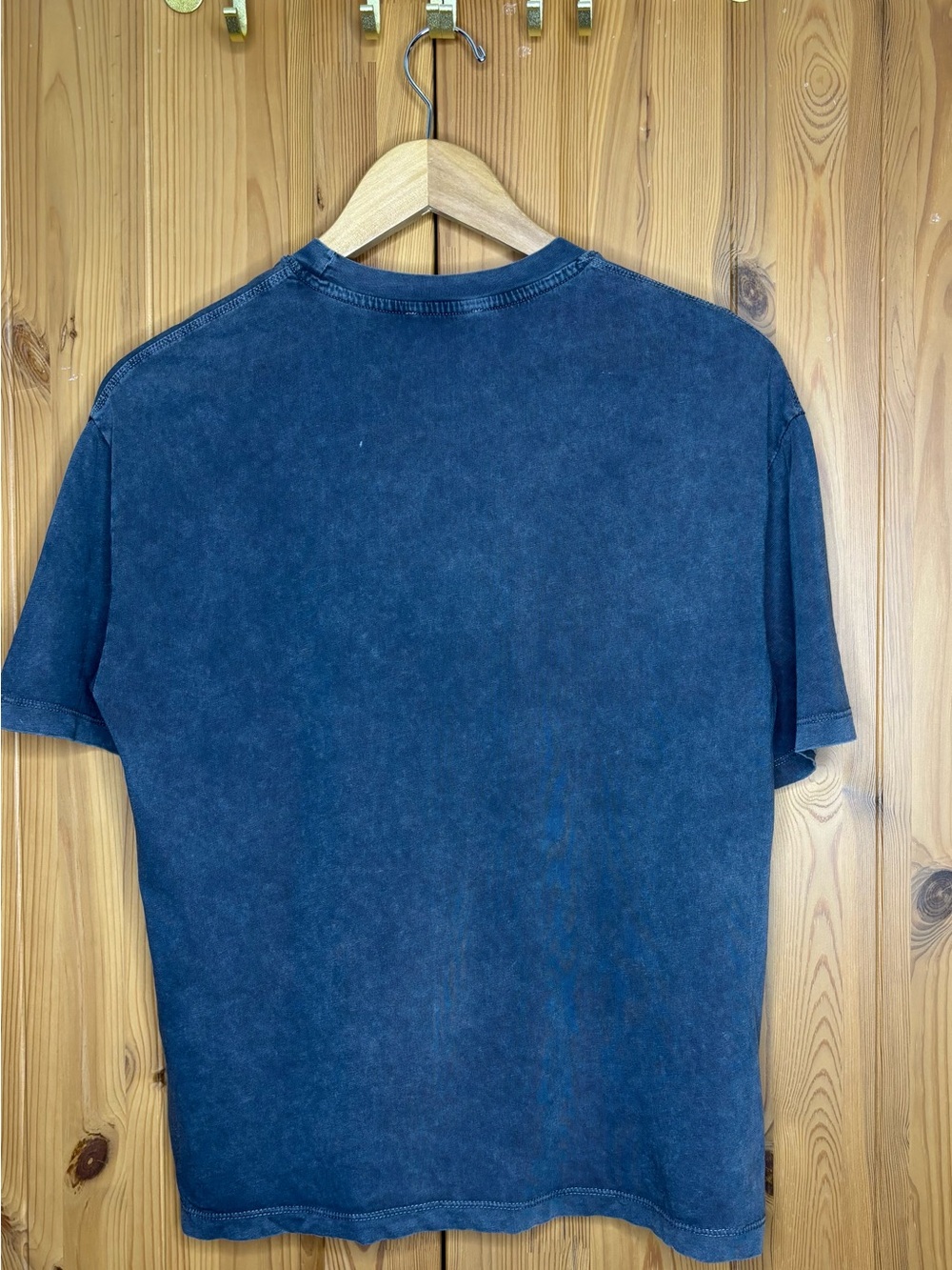 Zara Charcoal Grey Acid Wash Crewneck Pop Art Abstract Graphic T-Shirt in Small - Picture 4 of 7